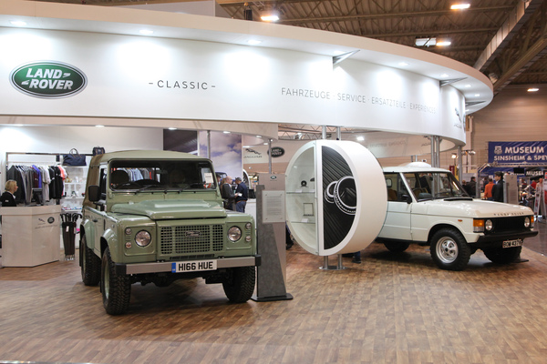 Auch die Geländewagen von Land Rover und Range Rover sind Klassiker - gesehen an der Techno Classica 2016