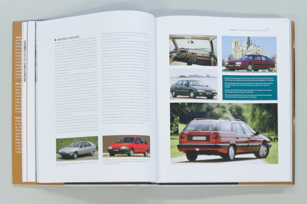 Bild Auch die Neuzeit mit CX, XM und BX kommt nicht zu kurz - Buch "100 Jahre Citroën"