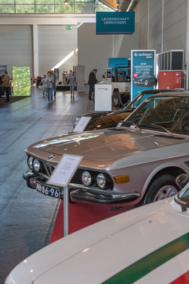 Auch die neue Oldtimer Versicherung autosan war mit einem Stand präsent - Motorworld Classics Bodensee 2018