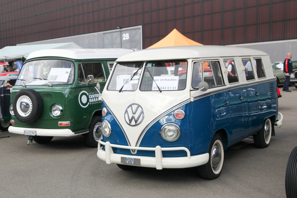 Auch dieser VW Bus ist zu verkaufen - Swiss Classic World Luzern 2021