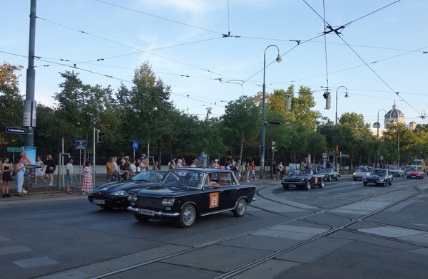 Auch ein Fiat 1300 aus dem Jahr 1962 wurde gesichtet - Vienna Classic Days 2024