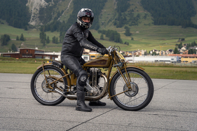 Even a Motosacoche can race fast - Kilomètre Lancé on the occasion of the St. Moritz Automobile Week 2021