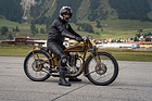 Auch eine Motosacoche kann schnell rennen - Kilomètre Lancé anlässlich der St. Moritzer Automobilwoche 2021