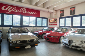 Auch neuere Alfas haben in der Sammlung Marx ihren Platz - Clubanlass Alfa Romeo Club (17. bis 19. August 2018)