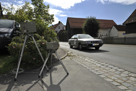 Audi 100 CC Typ 44 (1986) - am fünften Tag der Creme21 2015 auf der Etappe Nürnberg-Leipzig