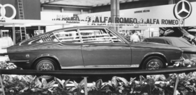 Audi 100 Coupé S (1969) - trotz vergleichsweise geringen Aenderungen zur Limousine eine hochelegante neue Schöpfung - Internationale Automobilausstellung (IAA) in Frankfurt 1969