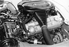 Audi 100 Coupé S (1971) - der längs eingebaute Vierzylindermotor