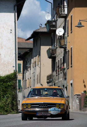 Audi 100 Coupé S (1972) - ADAC Trentino Classic 2013 - Oldtimer-Wanderung um den Autozug-Pokal