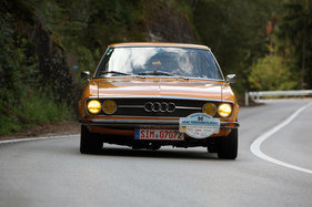 Audi 100 Coupé S (1972) - ADAC Trentino Classic 2013 - Prolog um den Dekra Pokal
