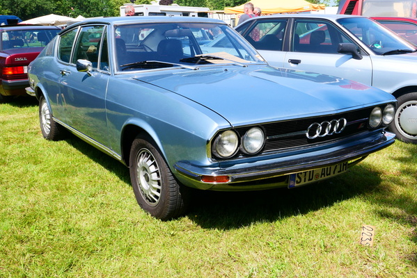 Audi 100 Coupé S von 1974, 88’000 Kilometer, seit 1986 im Besitz, TÜV neu, angeboten für € 22’500.- – Bockhorner Oldtimermarkt 2025