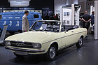 Audi 100 LS Cabriolet (1969) - von Karmann gefertigtes viersitziges Cabriolet mit voll versenkbarem Verdeck, gezeigt auf der IAA 1969 - Techno Classica 2015
