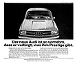 Audi (1966) - Prestige - Werbung für den Viertakter