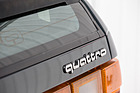 Audi 200 Avant Quattro (1986) – Quattro-Schriftzug auf der Heckklappe