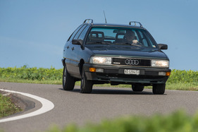 Audi 200 Avant Quattro (1986) – fast schon markentypisch ist die starke Tendenz zum Untersteuern (1986)