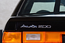 Audi 200 Turbo Quattro Nardò (1988) - Schriftzug wie am Serienmodell (© Bonhams, 2021) Audi 200 Turbo Quattro Nardò (1988) - Schriftzug wie am Serienmodell (© Bonhams, 2021)