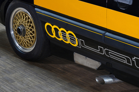 Audi 200 Turbo Quattro Nardò (1988) - Seitliches Auspuffrohr und Hitzeschutzblech