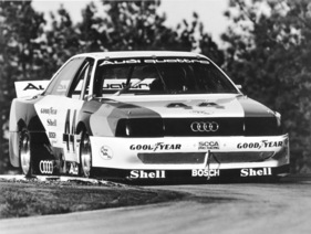 Audi  200 quattro Trans AM (1988) - der Vierradantrieb hatte nicht nur bei Nässe seine Vorteile
