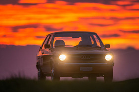 Audi 50 GLS (1977) - das Bild könnte aus einem damaligen Verkaufsprospekt stammen