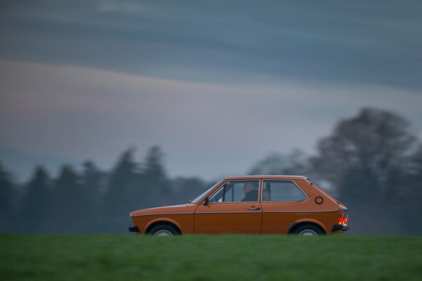 Audi 50 GLS (1977) - vorne hat es deutlich mehr Platz als hinten