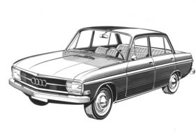 Audi 72 (1965) - gezeichnet