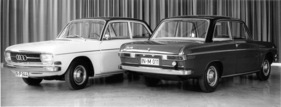 Audi 72 (1965) - von vorne und hinten