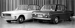 Audi 72 (1965) - von vorne und hinten