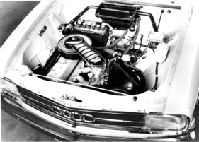 Audi 72 (1966) - der Motor findet problemlos Platz