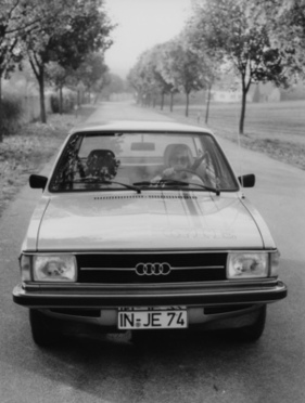 Audi 80 (1977) - GTE in Fahrt, nach dem Facelift