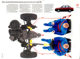 Audi 80 (1987) - Werbung - Sicherheitssystem procon/ten