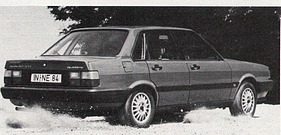 Audi 80 - 90 - Coupé - Quattro 1,3-Liter  - 60  PS (DIN) 1 Zweifachvergaser