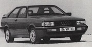 Audi 80 - 90 - Coupé - Quattro 1,3-Liter - 60 PS (DIN) 1 Zweifachvergaser (1986)
