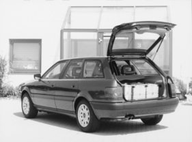 Audi 80 Avant quattro 2.3E (1993) - musste mit 133 PS auskommen, aber der Kofferraum war gleich gross wie beim RS2