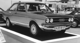 Audi 80 GT (1973) - neues Spitzenmodell mit 100 PS und einer Spitze von 175 kmh - Internationale Automobilausstellung (IAA) in Frankfurt 1973