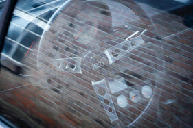 Audi 80 GTE (1975) – die Kreisform wurde nicht nur für das Audi-Logo verwendet.