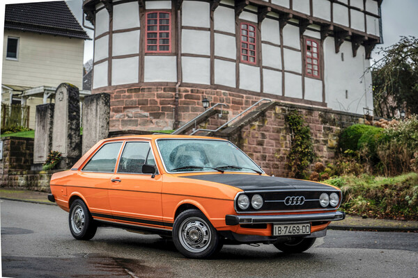 Audi 80 GTE (1975) – nur gut 15 Kilogramm schwerer als der erste Golf GTI und somit gut für jede Menge Fahrspass