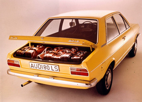 Audi 80 LS (1972) – Gut nutzbarer, geräumiger Kofferraum