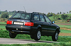 Audi 80 quatro 2.6E Avant (1992) - fotografiert für einen Vergleichstest in der Zeitschrift sport auto