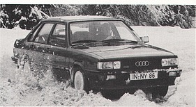 Audi 80 quattro 2,1-Liter - 136/130 PS (DIN) Benzineinspritzung (1984)