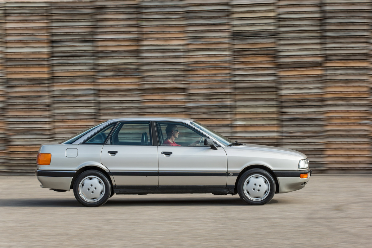 Audi 90 2.3E quattro (1988) - der Luft setzt der Wagen weniger Widerstand entgegen als die meisten seiner Nachfolger