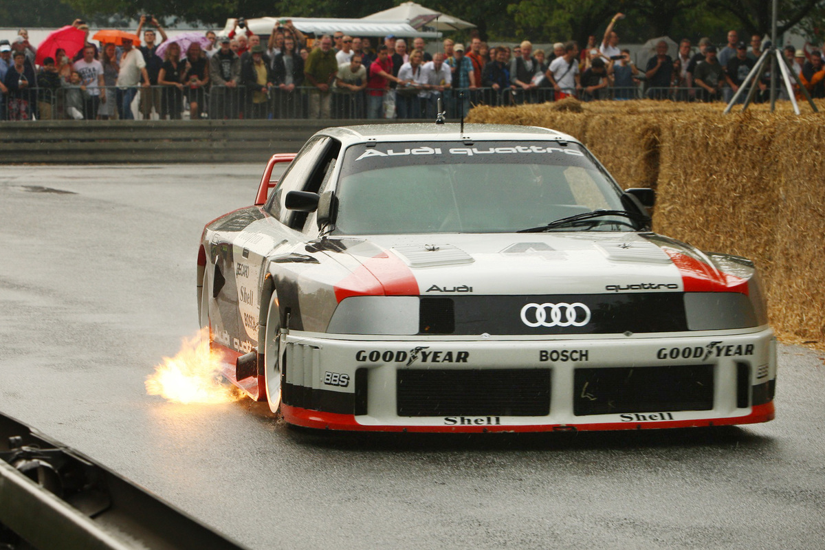 Audi 90 Quattro IMSA GTO von 1989 am Hamburg Stadtpark Revival 2014