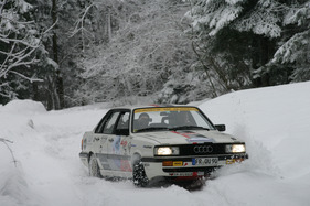 Audi 90 Quattro an der Ländle Classic 'Schneegestöber' 2012 (1985)