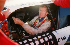Audi 90 quattro IMSA-GTO (1988) - Walter Röhrl im Cockpit