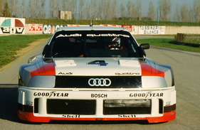 Audi 90 quattro IMSA-GTO (1988) - bei Testfahrten in Misano
