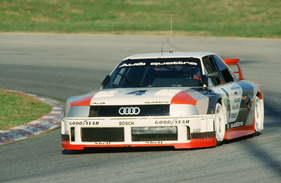 Audi 90 quattro IMSA-GTO (1988) - bei Testfahrten in Misano