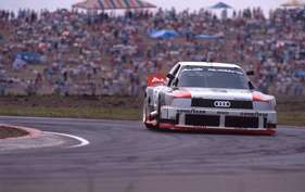 Audi 90 quattro IMSA GTO (1989) - Haywood am neunten IMSA-GTO-Meisterschaftslauf 1989 in Heartland Park (1989)