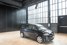 Audi A2 1.4 TDI (2001) – Für einmal steht er im Trockenen, doch dieser A2 dient noch heute im Alltagseinsatz