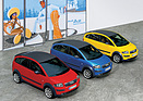 Image: Audi A2 (2000) - Cheeky colors: Misano red, sprint blue and imola yellow