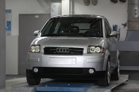 Audi A2 (2002) - mit Alu-Spaceframe-Karosserie ein Innovationsträger - AMAG Classic Day 2022