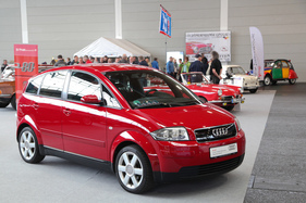 Audi A2 (2003) - geräumiges und leichtgewichtiges Auto in Alubauweise mit beschränktem Markterfolg (175'000 Exemplare verkauft) - Motorworld Classics Bodensee 2019