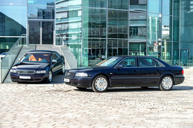 Audi A8 Coupé (1997) - als Coupé wirkt der A8 deutlich filigraner und leichter Audi A8 Coupé (1997) - als Coupé wirkt der A8 deutlich filigraner und leichter